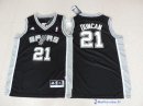 Maillot NBA Pas Cher San Antonio Spurs Junior Tim Duncan 21 Noir