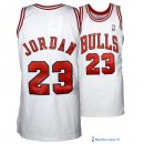 Maillot NBA Pas Cher Chicago Bulls Michael Jordan 23 Blanc