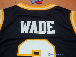 Maillot NCAA Pas Cher Marquette Dwyane Wade 3 Bleu