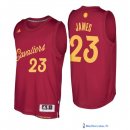 Maillot NBA Pas Cher Noël Cleveland Cavaliers LeBron James 23 Rouge