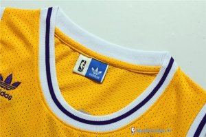 Maillot NBA Pas Cher Los Angeles Lakers Kobe Bryant 24 Retro Jaune