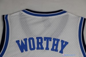 Maillot NCAA Pas Cher North Carolina James Worthy 52 Blanc