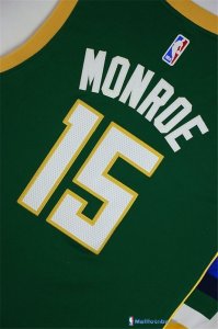 Maillot NBA Pas Cher Milwaukee Bucks Greg Monroe 15 Vert