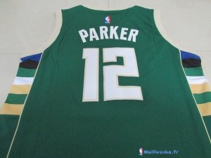 Maillot NBA Pas Cher Milwaukee Bucks Jabari Parker 12 Vert