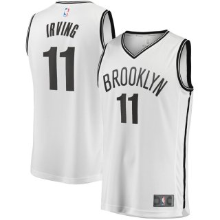 Brooklyn Nets Kyrie Irving Fanatics Branded White 2019 Fast Break Player Movement Jersey - Icon Edition