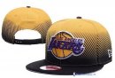 Bonnet NBA Los Angeles Lakers 2016 Jaune Noir