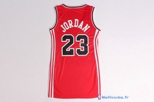 Maillot NBA Pas Cher Chicago Bulls Femme Michael Jordan 23 Rouge