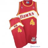 Maillot NBA Pas Cher Atlanta Hawks Webb 4 Rouge