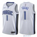 Maillot NBA Pas Cher Orlando Magic Jonathan Isaac 1 Blanc Association 2017/18