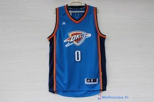 Maillot NBA Pas Cher Noël Oklahoma City Thunder Russell 0 Bleu