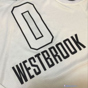 Maillot NBA Pas Cher NBA All Star 2018 Russell Westbrook 0 Blanc