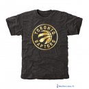 T-Shirt NBA Pas Cher Toronto Raptors Noir Or