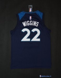 Maillot NBA Pas Cher Minnesota Timberwolves Andrew Wiggins 22 Marine 2017/18