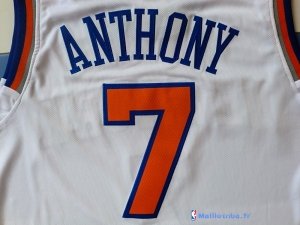 Maillot NBA Pas Cher New York Knicks Carmelo Anthony 7 Blanc