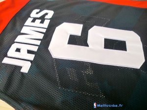 Maillot NBA Pas Cher USA 2012 James 6 Noir