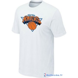 T-Shirt NBA Pas Cher New York Knicks Blanc