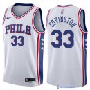 Maillot NBA Pas Cher Philadelphia Sixers Robert Covington 33 Blanc Association 2017/18