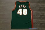 Maillot NBA Pas Cher Seattle Supersonics Shawn Kemp 40 Retro Vert