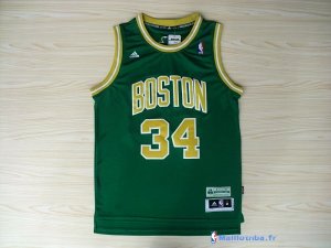 Maillot NBA Pas Cher Boston Celtics Paul Pierce 34 Vert Or