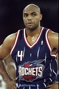 Maillot NBA Pas Cher Houston Rockets Charles Barkley 4 Retro Bleu