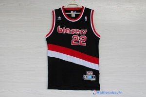 Maillot NBA Pas Cher Portland Trail Blazers Clyde Drexler 22 Noir