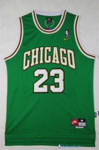 Maillot NBA Pas Cher Chicago Bulls Michael Jordan 23 Vert