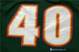 Maillot NBA Pas Cher Seattle Supersonics Shawn Kemp 40 Retro Vert