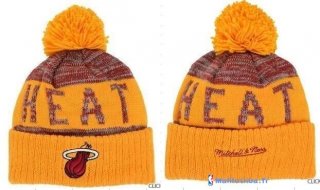 Tricoter un Bonnet NBA Miami Heat 2016 Jaune