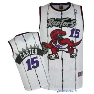 Maillot NBA Pas Cher Toronto Raptors Vince Carter 15 Retro Blanc