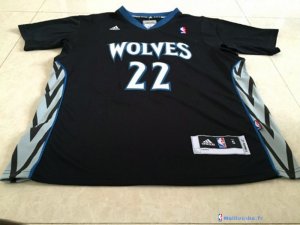 Maillot NBA Pas Cher Minnesota Timberwolves Andrew Wiggins 22 Noir MC