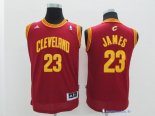 Maillot NBA Pas Cher Cleveland Cavaliers Junior LeBron James 23 Rouge