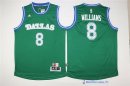 Maillot NBA Pas Cher Dallas Mavericks Deron Michael Williams 8 Vert