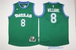 Maillot NBA Pas Cher Dallas Mavericks Deron Michael Williams 8 Vert