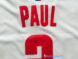 Maillot NBA Pas Cher Los Angeles Clippers Chris Paul 3 Blanc