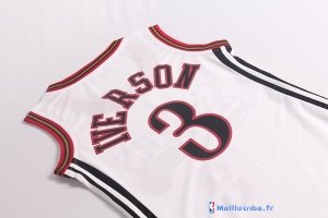 Maillot NBA Pas Cher Philadelphia Sixers Femme Allen Iverson 3 Blanc