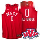 Maillot NBA Pas Cher All Star 2016 Russell Westbrook 0 Rouge