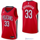 Maillot NBA Pas Cher New Orleans Pelicans Dante Cunningham 33 Rouge Statement 2017/18