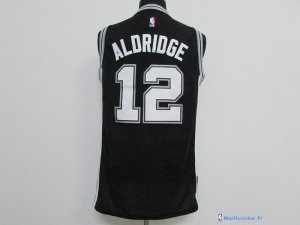 Maillot NBA Pas Cher San Antonio Spurs LaMarcus Aldridge 12 Noir