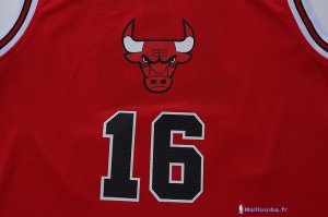 Maillot NBA Pas Cher Noël Chicago Bulls Pau 16 Rouge