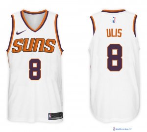 Maillot NBA Pas Cher Phoenix Suns Tyler Ulis 8 Blanc Association 2017/18