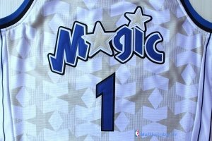 Maillot NBA Pas Cher Orlando Magic Tracy McGrady 1 Blanc Sombre