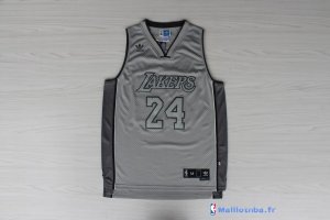 Maillot NBA Pas Cher Los Angeles Lakers Kobe Bryant 24 Gris