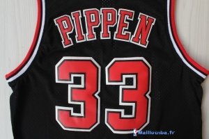 Maillot NBA Pas Cher Chicago Bulls Scottie Pippen 33 Noir