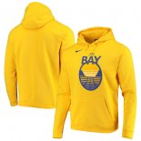 Golden State Warriors Nike Gold 2019/20 Statement Edition Club Pullover Hoodie