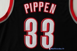 Maillot NBA Pas Cher Portland Trail Blazers Scottie Pippen 33 Noir