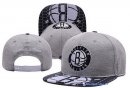 Bonnet NBA Brooklyn Nets 2016 Gris Noir