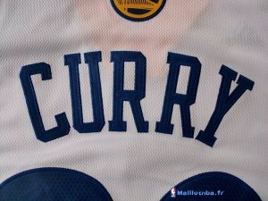 Maillot NBA Pas Cher Golden State Warriors Stephen Curry 30 Blanc