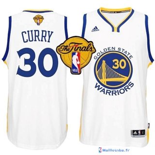 Maillot NBA Pas Cher Finales Golden State Warriors Curry 30 Blanc