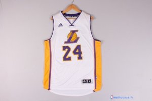 Maillot NBA Pas Cher Noël Los Angeles Lakers Kobe 24 Blanc