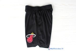 Pantalon NBA Pas Cher Miami Heat Retro Noir